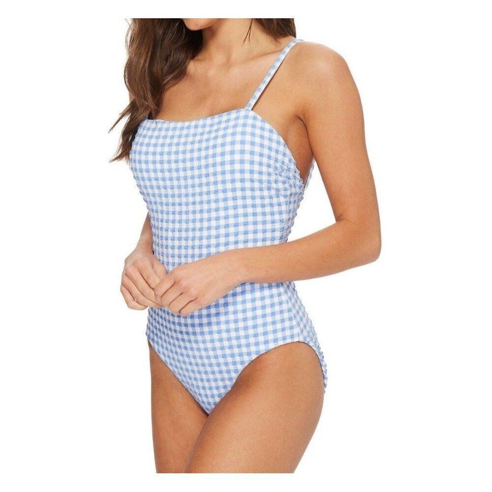 Red Carter In Stitches Maillot Periwinkle Size Smal one piece Swimsuit - New